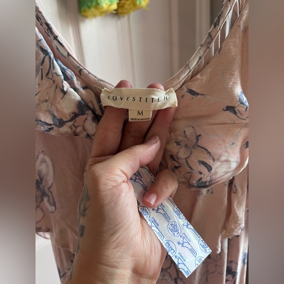 Long Spaghetti Strap Floral Dress - Picture 2 of 2